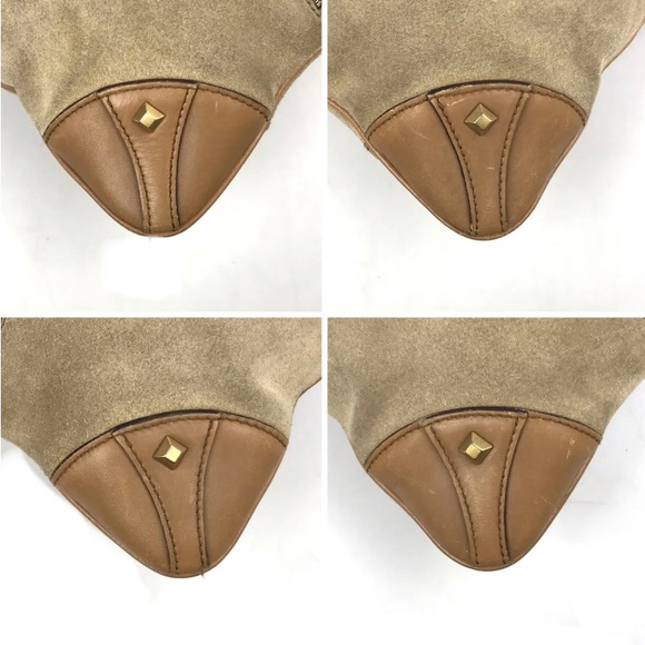 Authentic Gucci Crossbody Shoulder Bag Suede - Picture 9 of 11